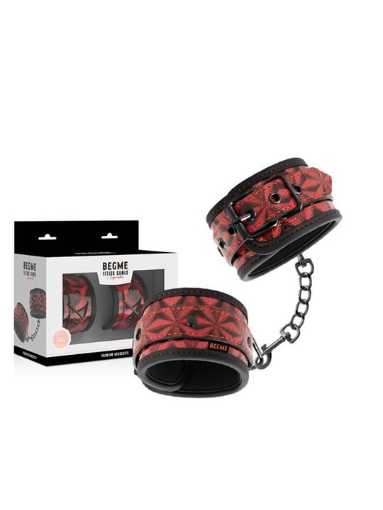 Begme Red Edition - Manette Polsini in Pelle Vegana