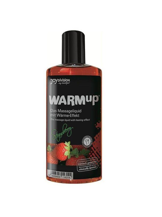 Joydivision Warmup - Olio per Massaggi Aroma Fragola