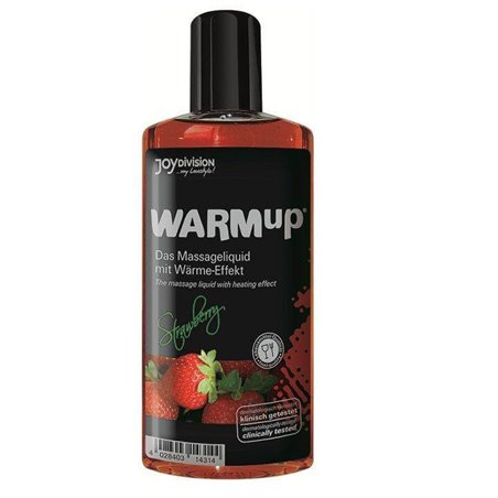 Joydivision Warmup - Olio per Massaggi Aroma Fragola