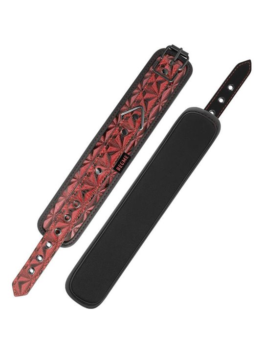 Begme Red Edition - Manette Polsini in Pelle Vegana