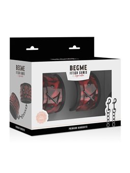 Begme Red Edition - Manette Polsini in Pelle Vegana