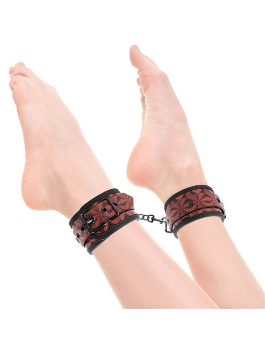 Begme Red Edition - Polsini alla Caviglia in Pelle Vegana