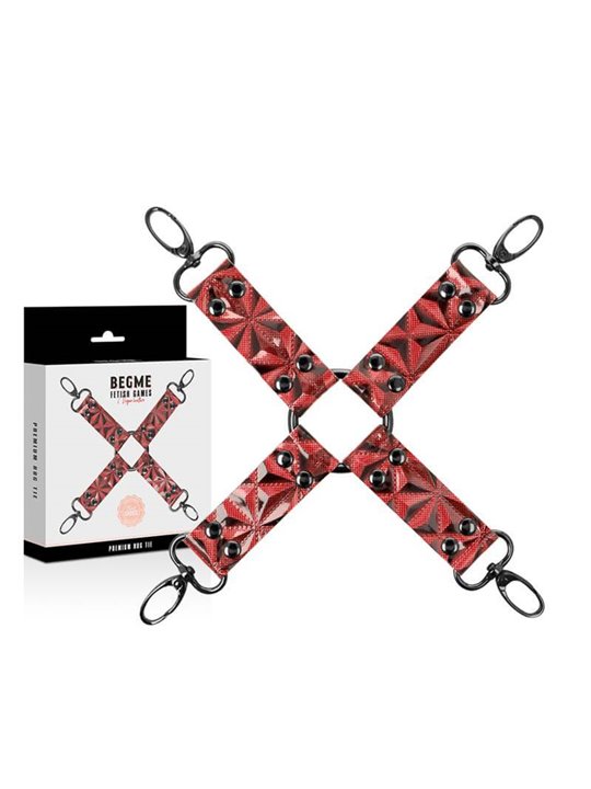 Begme - Red Edition Premium Vegan Leather Hog Tie