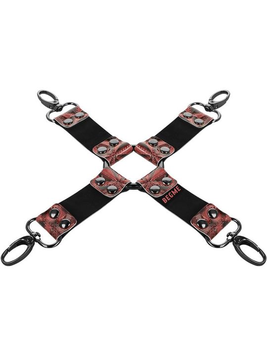 Begme - Red Edition Premium Vegan Leather Hog Tie