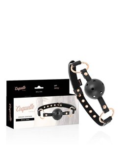 Coquette Chic Desire - Ball Gag in Pelle Vegana con Fori di Respirazione