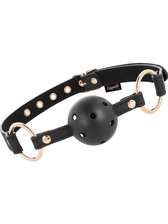 Coquette Chic Desire - Ball Gag in Pelle Vegana con Fori di Respirazione