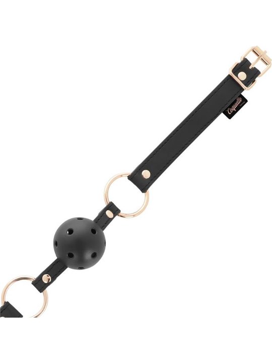 Coquette Chic Desire - Ball Gag in Pelle Vegana con Fori di Respirazione