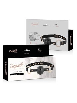 Coquette Chic Desire - Ball Gag in Pelle Vegana con Fori di Respirazione
