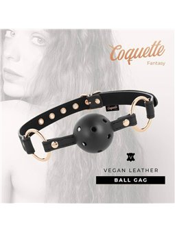 Coquette Chic Desire - Ball Gag in Pelle Vegana con Fori di Respirazione