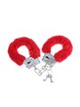 Diablo Picante - Pleasure Furry Handcuffs Red