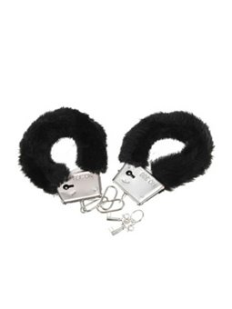 Diablo Picante - Pleasure Furry Handcuffs Black