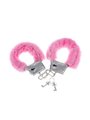 Diablo Picante - Pleasure Furry Handcuffs Pink