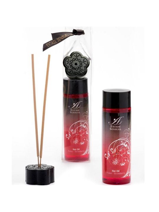 Extase Sensuel - Hot Oil Olio con Effetto Calore Aroma Fragola 100 ML