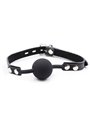 Ohmama Fetish Silicone Ball Gag with Leather Belt