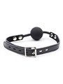 Ohmama Fetish Silicone Ball Gag with Leather Belt