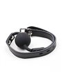 Ohmama Fetish Silicone Ball Gag with Leather Belt