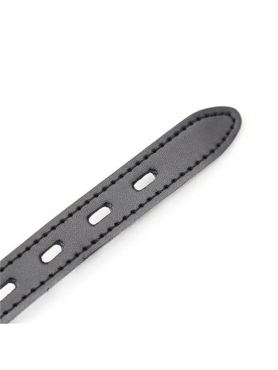 Ohmama Fetish Silicone Ball Gag with Leather Belt