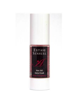 Extase Sensuel - Hot Oil Extra Fresh Olio con Effetto Calore Aroma Fragola 30 ML