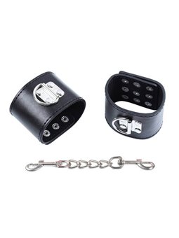 Ohmama Fetish Wrist Restraints Snap Fasten Metal