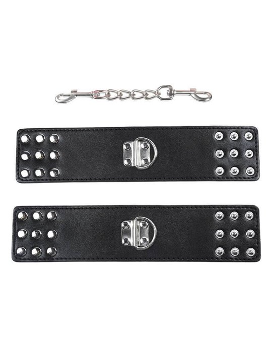 Ohmama Fetish Wrist Restraints Snap Fasten Metal