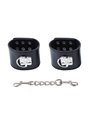 Ohmama Fetish Wrist Restraints Snap Fasten Metal