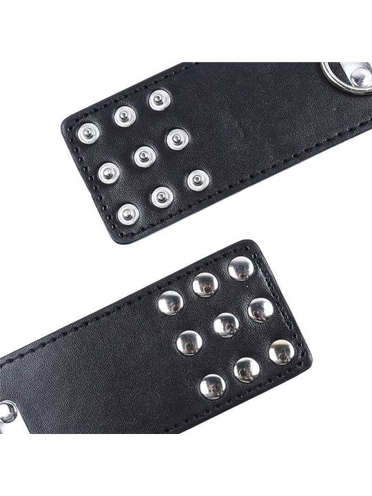 Ohmama Fetish Wrist Restraints Snap Fasten Metal