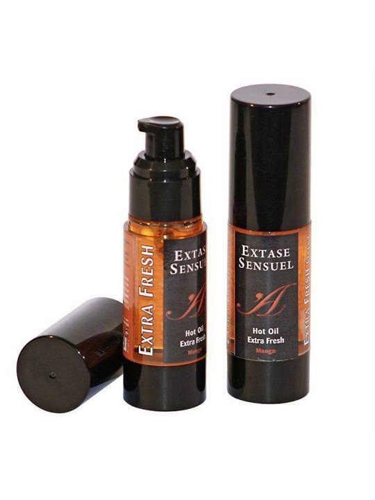 Extase Sensuel - Hot Oil Extra Fresh Olio con Effetto Calore Aroma Mango 30 ML