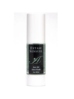 Extase Sensuel - Hot Oil Extra Fresh Olio con Effetto Calore Aroma Menta 30 ML