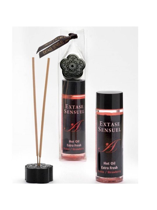 Extase Sensual - Massage Oil with Extra Fresh Strawberry Effect 100 ML