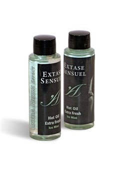 Extase Sensuel - Hot Oil Extra Fresh Olio con Effetto Calore Aroma Menta 100 ML