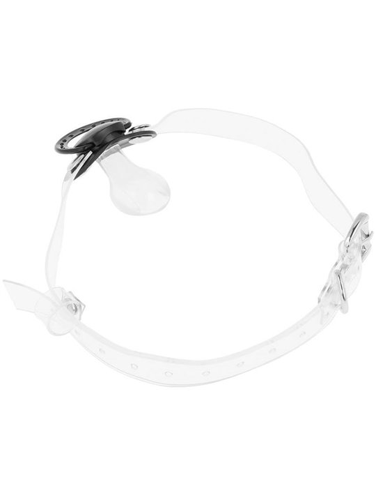 Ohmama Fetish Transparent Pacifier Gag