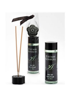 Extase Sensuel - Hot Oil Extra Fresh Olio con Effetto Calore Aroma Menta 100 ML