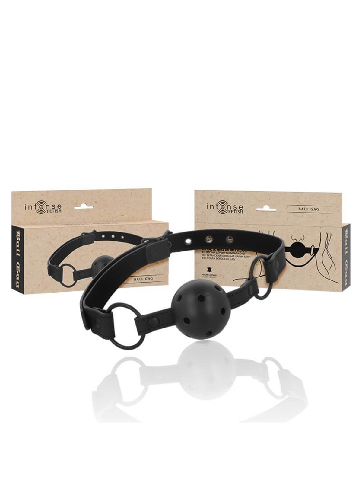Intense Fetish  - Vegan Leather Ball Gag