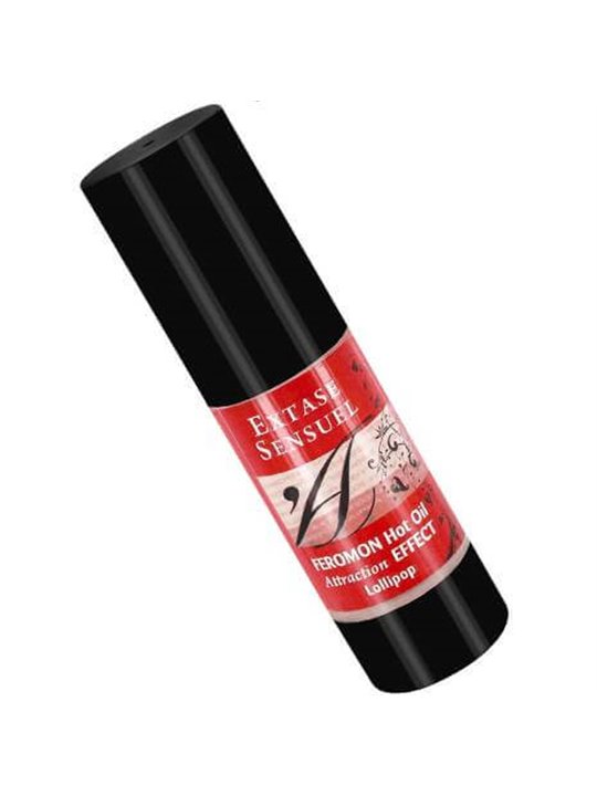 Extase Sensuel - Feromon Hot Oil Olio con Effetto Calore Aroma Lollipop 30 ML