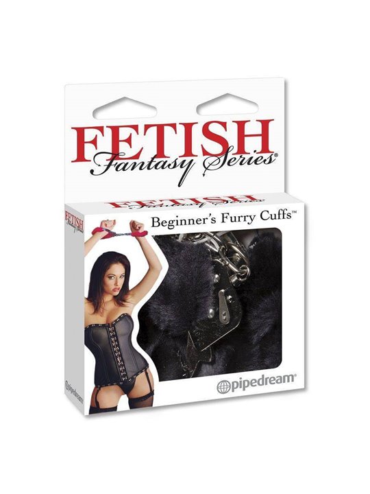 Fetish Fantasy Furry Cuffs Black