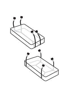 Fetish Fantasy Limited Edition - Wraparound Mattress Restraints