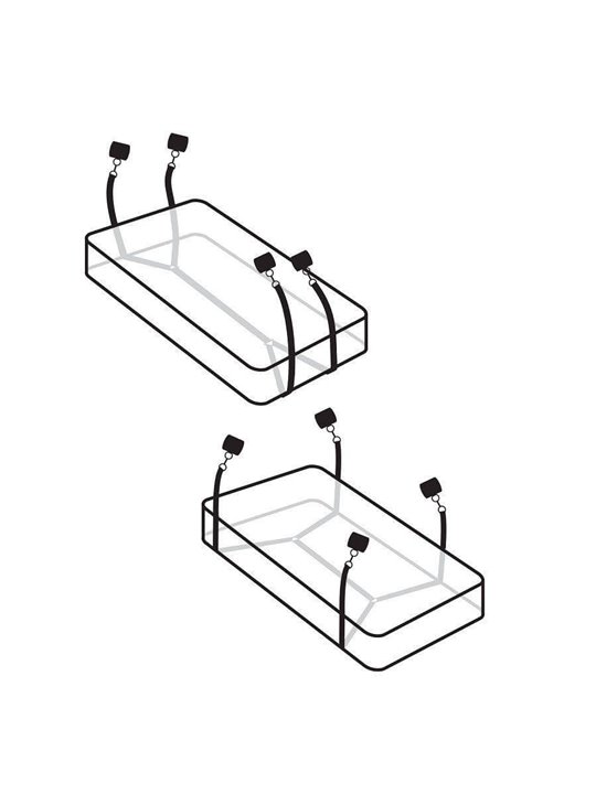 Fetish Fantasy Limited Edition - Wraparound Mattress Restraints
