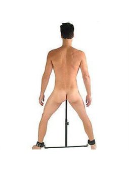 Metal Hard - Struttura in Acciaio per Cavigliere con Supporto per Dildo