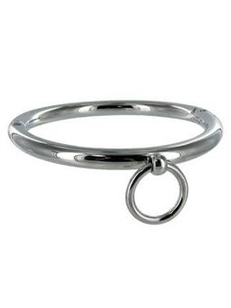 Metal Hard - Bdsm Necklace with Ring 18CM