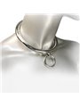 Metal Hard - Bdsm Necklace with Ring 18CM