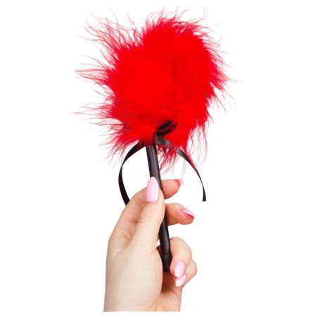 Secretplay - Red Marabou Duster