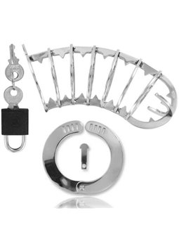 Metalhard Spiked Chastity Cage 14 CM