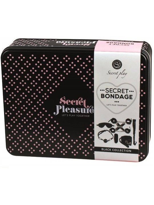 Secretplay - Bdsm Set 8 Pcs Black
