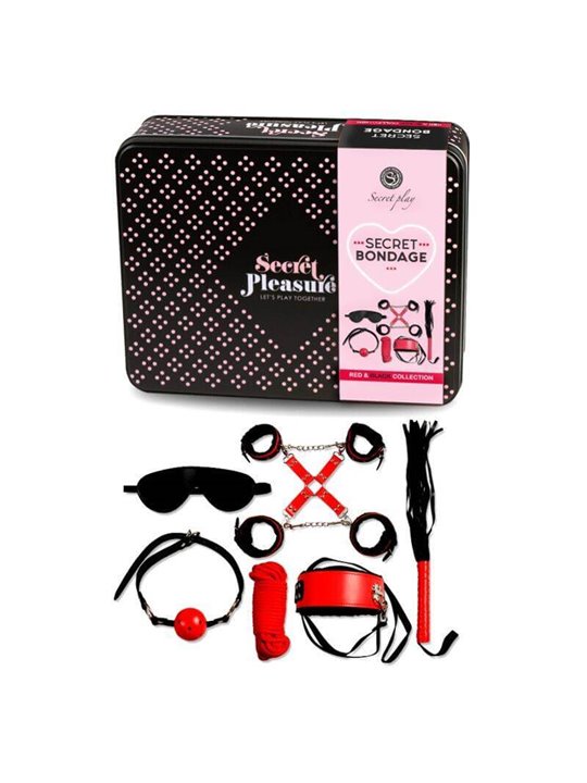 Secretplay - Bdsm Set 6 Pcs Red Collection