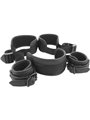 Fetish Submissive - Master Position With 4 Noprene-Lined Handcuffs