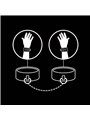 Fetish Submissive - Vegan Leather Handcuffs With Noprene Lining