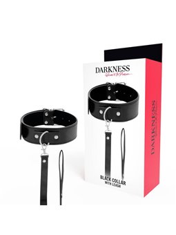 Darkness - Posture Necklace with Leather Chain