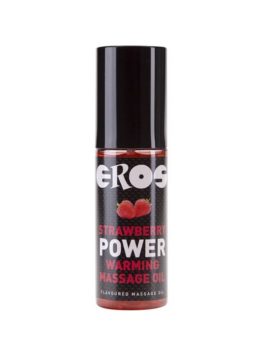 Eros Strawberry Power Warming Massage Oil