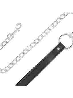 Darkness - Comfortable Posture Necklace with Leather Chain