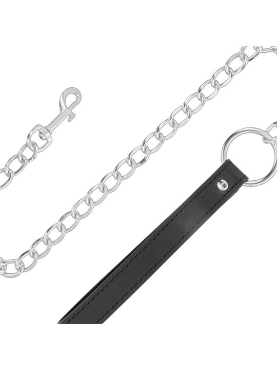 Darkness - Comfortable Posture Necklace with Leather Chain
